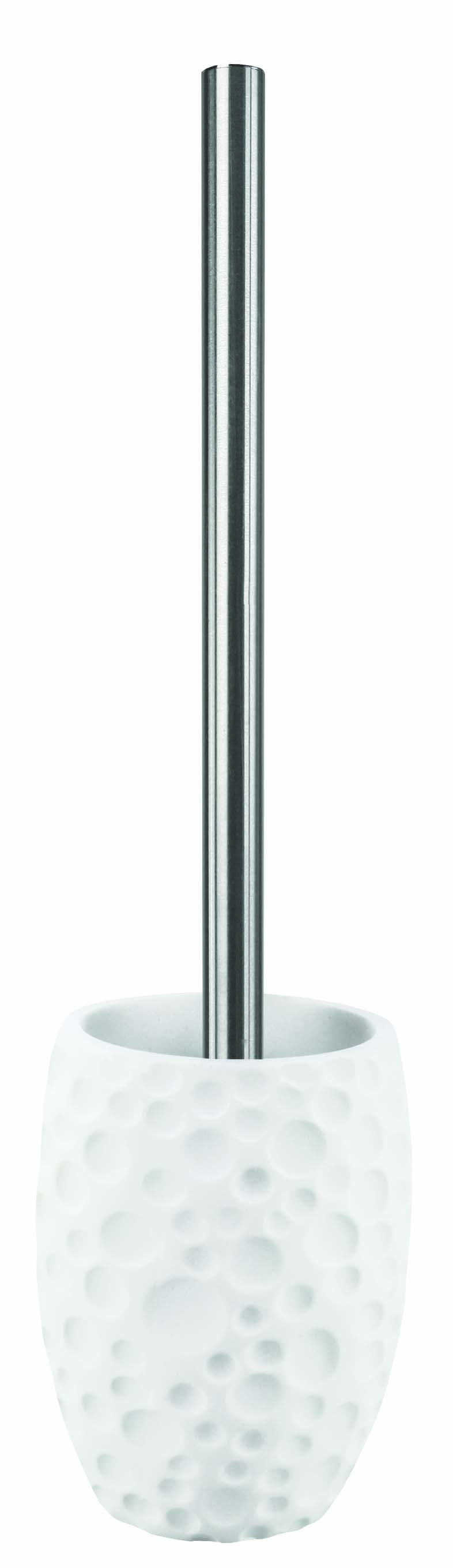 Kleine Wolke Moon szczotka toaletowa stojąca kompozyt poliżywica biały mat 8682100856