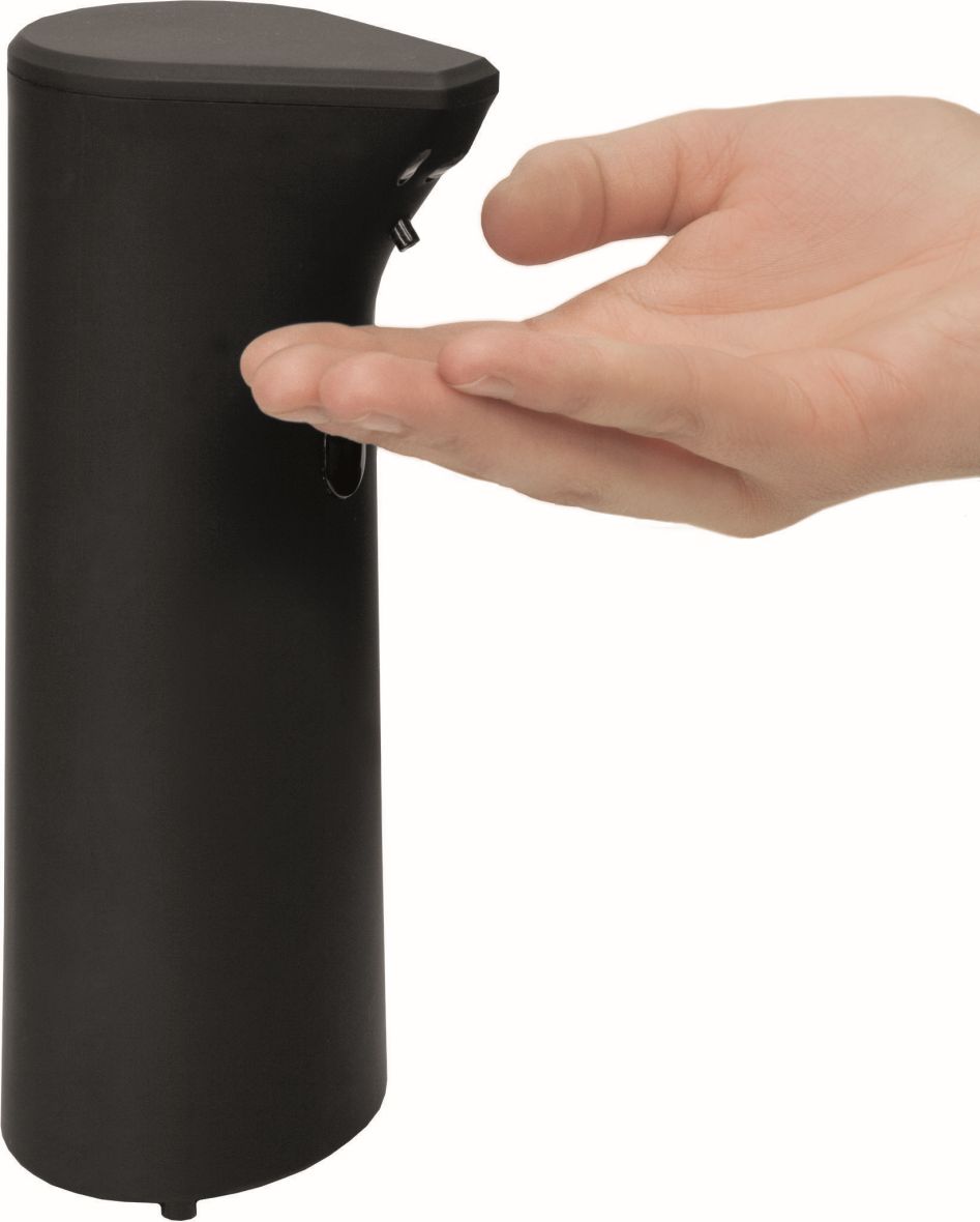 Kleine Wolke Touchless dozownik do mydła elektroniczny automatyczny 230 ml stojący czarny 8026926854