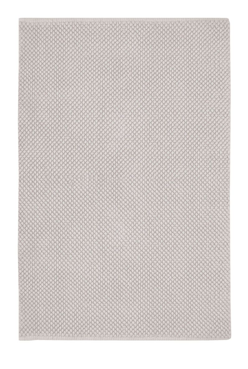 Kleine Wolke Punto dywanik łazienkowy 60x50 cm prostokątny szary 9182158433