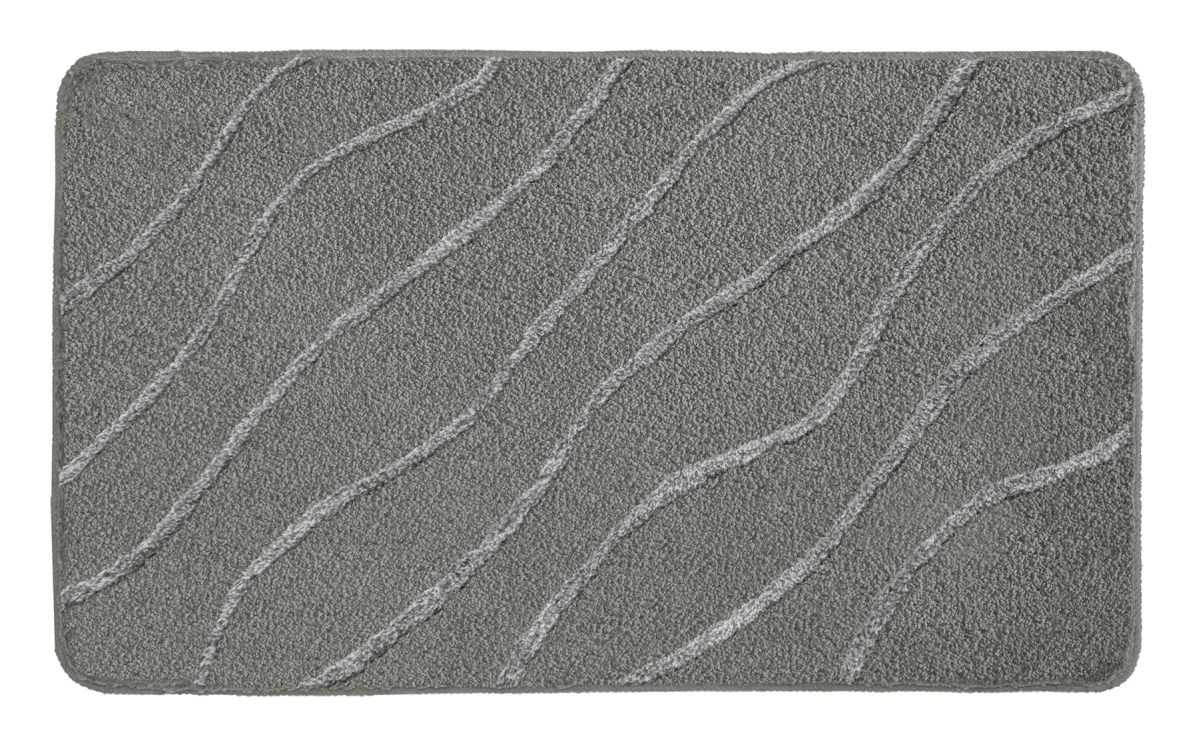 Kleine Wolke Tram dywanik łazienkowy 100x60 cm szary 9189901360