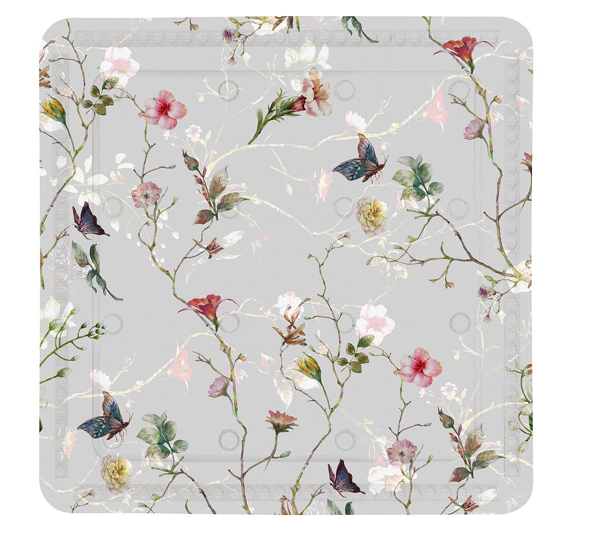 Kleine Wolke Flores mata antypoślizgowa 55x55 cm multikolor 4148148002