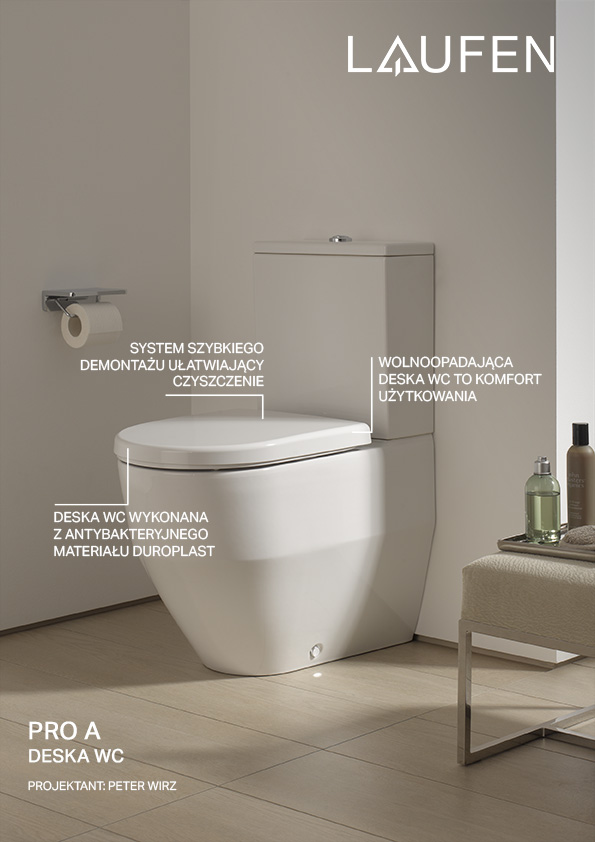 Laufen Pro A deska sedesowa wolnoopadająca biała H8969513000001