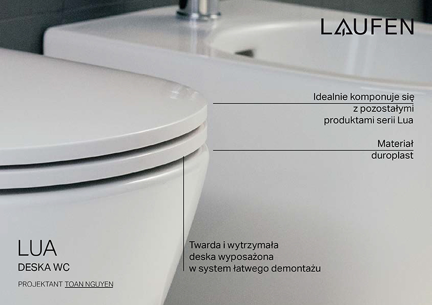 Laufen Lua deska sedesowa biała H8910820000001