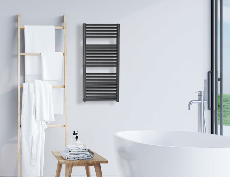 Luxrad Ares Elektro grzejnik elektryczny 64,8x45 cm czarny ARES6484509005MATERG