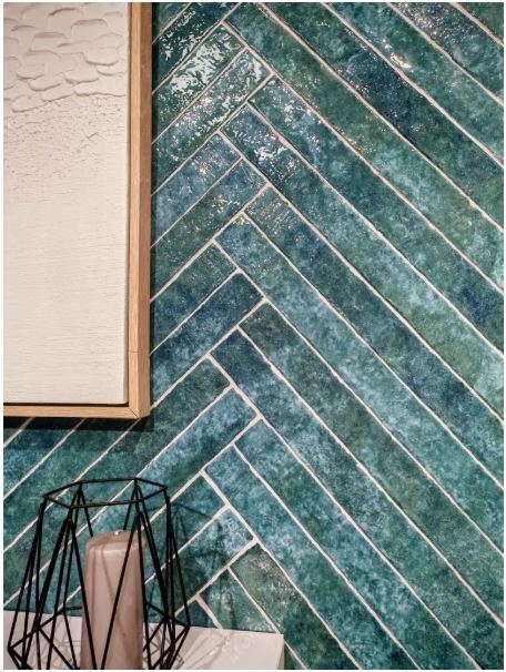 Oset Menorca dekor ścienno-podłogowy 50x5 cm niebieska-zielona