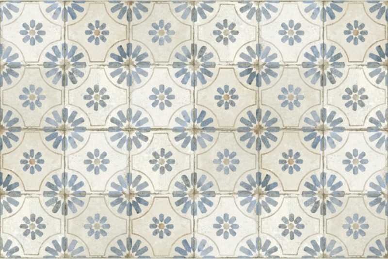 Peronda Fs Blume płytka podłogowa 45x45 cm niebieska