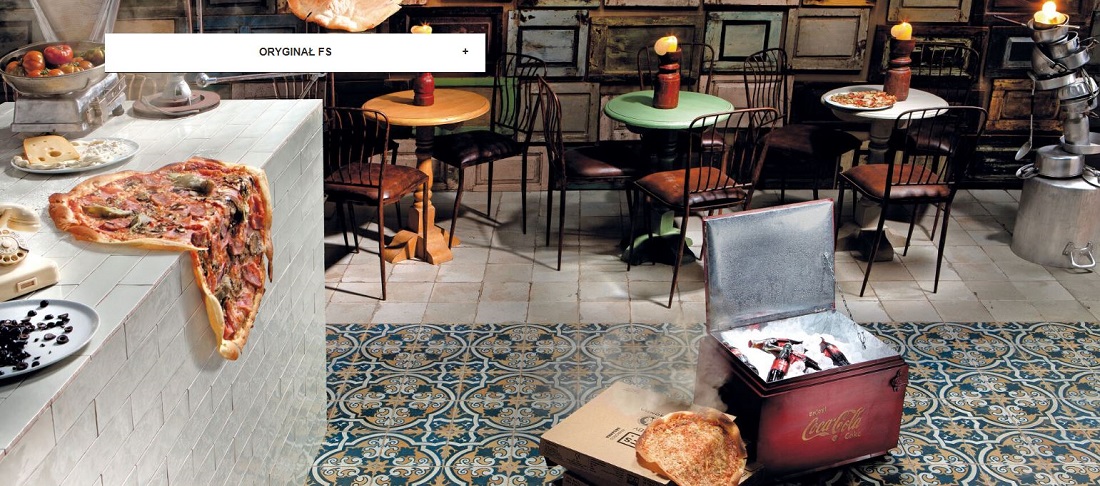 Peronda Fs dekor ścienno-podłogowy 45x45 cm beżowa-biała-brązowa-ceglasta-mix kolorów