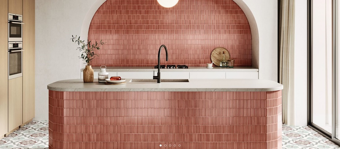 Peronda Harmony dekor ścienny 20x20 cm ceglasta-czerwona