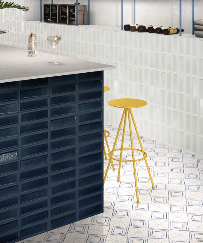 Peronda Harmony Levels Blue płytka ścienna 40x20 cm