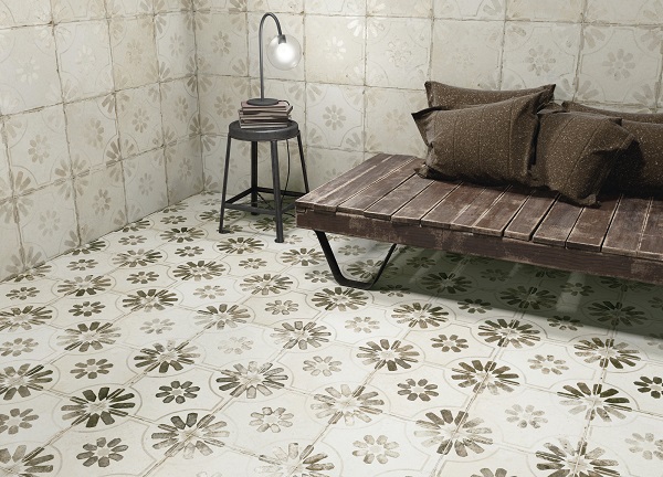 Peronda Fs Blume płytka podłogowa 45x45 cm biała