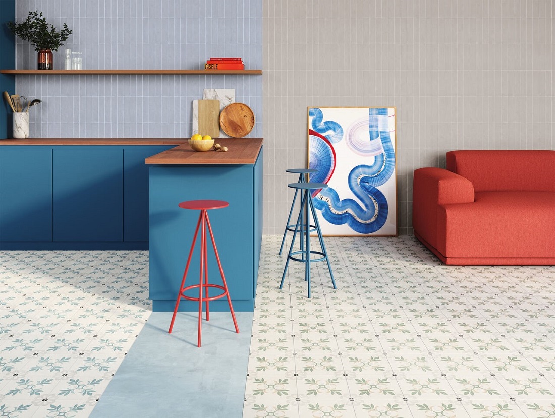 Peronda Harmony Sirocco dekor ścienno-podłogowy 22,3x22,3 cm mix kolorów