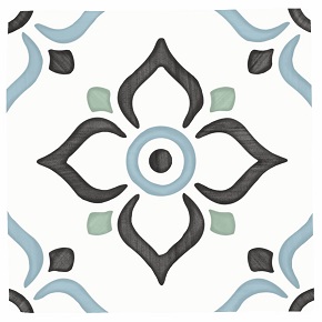 Peronda Harmony Tanger Blue Garden płytka ścienno-podłogowa 12,3x12,3 cm