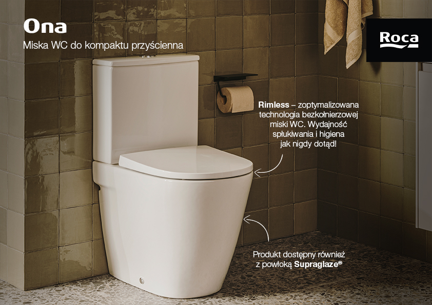 Roca Ona miska kompakt WC biały A342688000