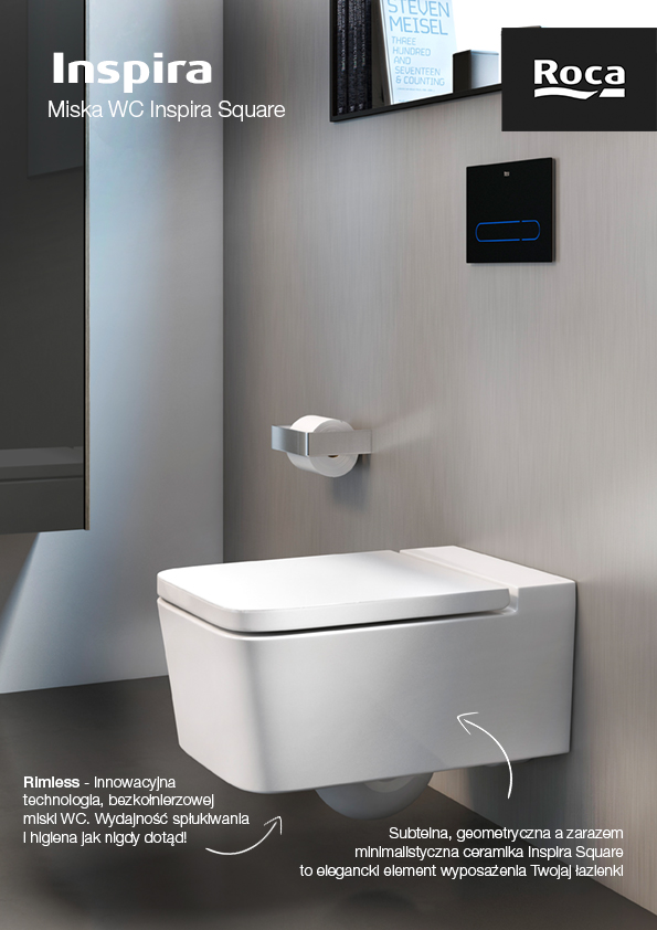 Roca Inspira miska WC wisząca bez kołnierza biały A346537000