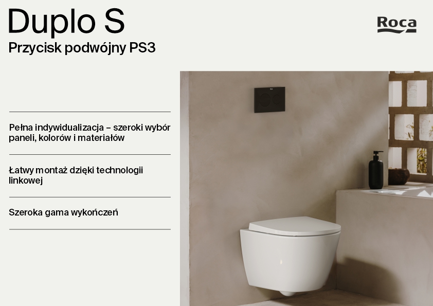 Roca PS przycisk spłukujący do WC czarny A890223306