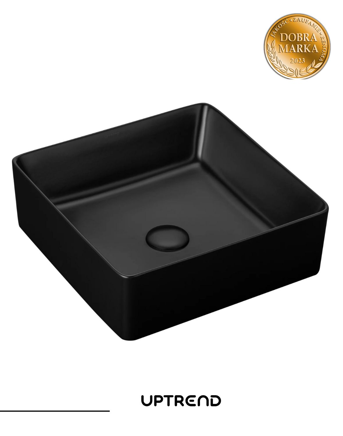 Uptrend Foksal umywalka 82x46 cm meblowa prostokątna biały połysk TR40063A