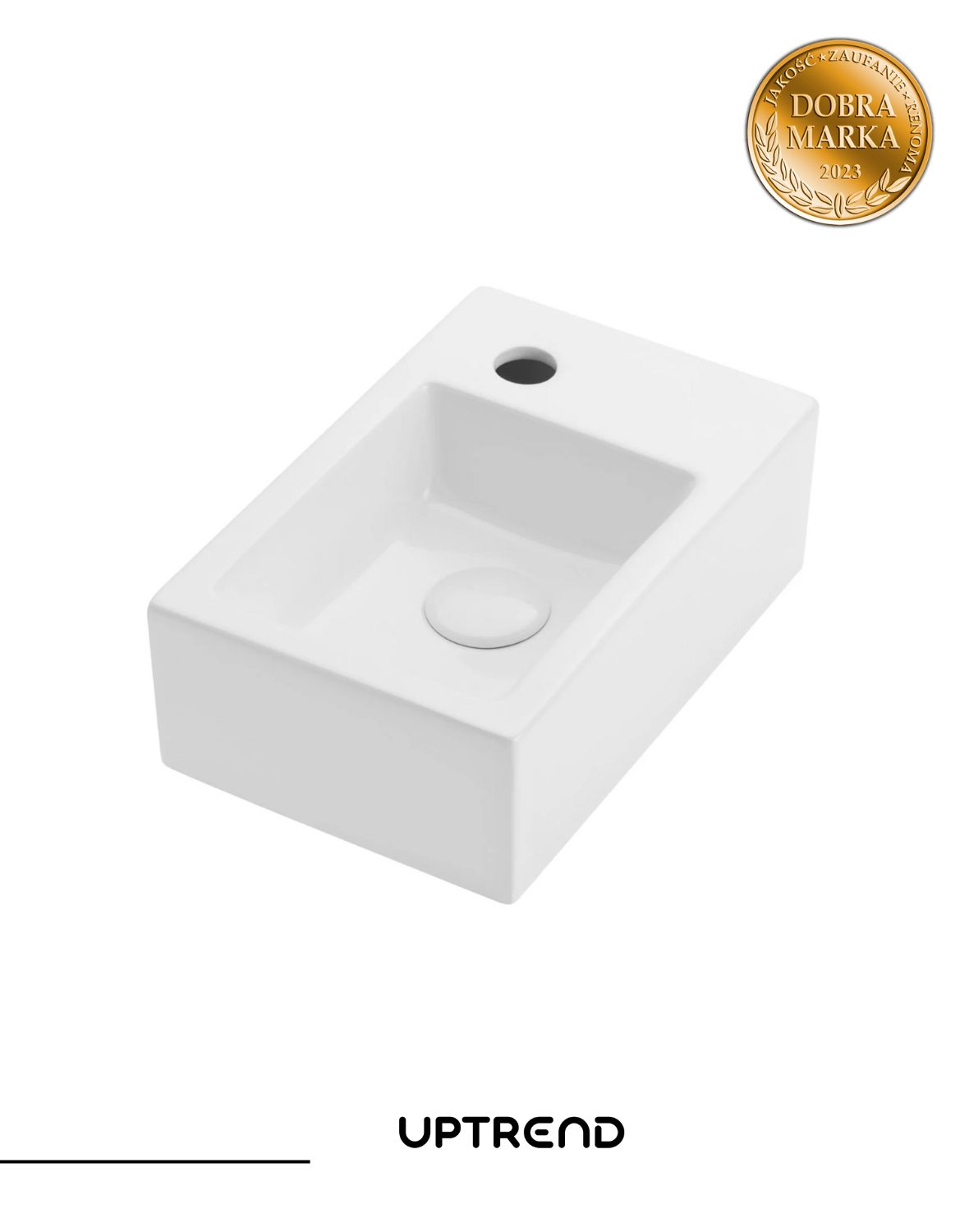 Uptrend Neva umywalka 70x46 cm meblowa prostokątna biały połysk UP4530-700