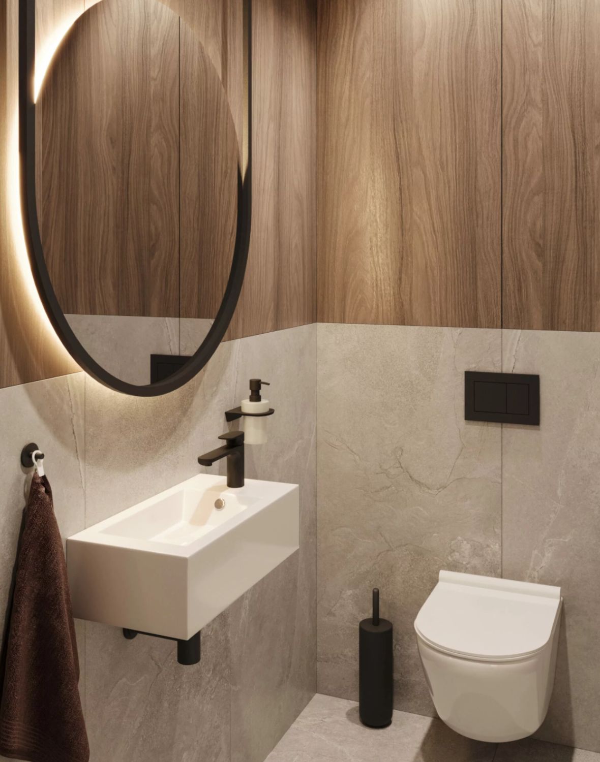 Uptrend Auris umywalka 50x25.5 cm prostokątna biały połysk TR4127